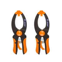 клещи зажимные с храповым механизмом 230 мм, 2 шт.,пластик,"maximum" mx 17979 оптом