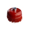 Щетка чашечная для УШМ 100 мм,4",нейлоновая, волнистая проволока,"MAXIMUM" MX 18198