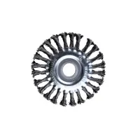 Щетка плоская для УШМ 125 мм (5), чёрная, крученая проволока,"Maximum" MX 17900